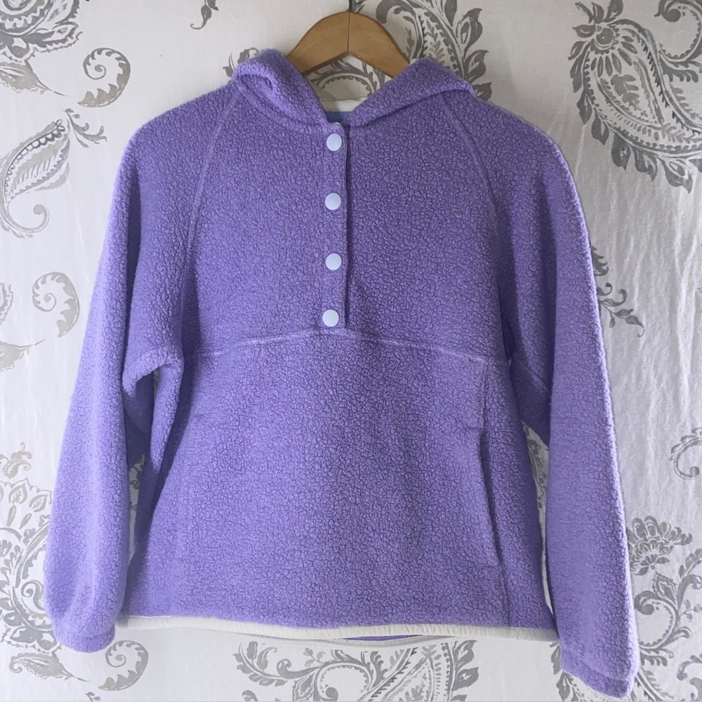 Outdoor Voices Hoodie size S Purple
MegaFleece SnapUp lilac pullover - Picture 2 of 8